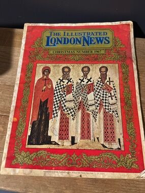 Vintage Illustrated London News Christmas Issues 1964 & 1967, Retro Ads